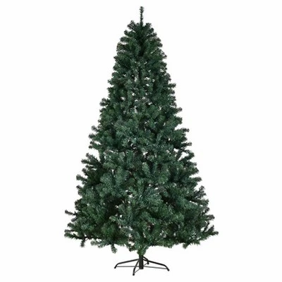 Tangkula 8'Pre-Lit Artificial Christmas Tree w/ 1438 PVC Hinged Tips and 430 LED Lights 6 Tangkula 8'Pre-Lit Artificial Christmas Tree w/ 1438 PVC Hinged Tips and 430 LED Lights - Image 4