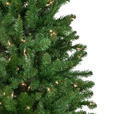 Northlight 6.5' Pre-Lit White River Fir Pencil Artificial Christmas Tree, Clear Lights 4 Northlight 6.5' Pre-Lit White River Fir Pencil Artificial Christmas Tree, Clear Lights - Image 2