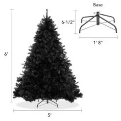 Casafield Artificial Black Spruce Christmas Tree with Metal Stand -Northlight Christmas Store GUEST 6da6b24d 9ff7 4872 8489 8ce6e4a1d186