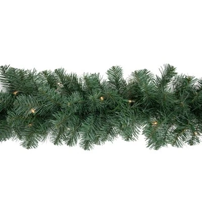 Northlight 9' x 12" Pre-Lit Colorado Blue Spruce Artificial Christmas Garland, Clear Lights 4 Northlight 9' x 12" Pre-Lit Colorado Blue Spruce Artificial Christmas Garland, Clear Lights - Image 2