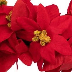 Northlight 6' x 3" Red Artificial Poinsettia Floral Christmas Garland - Unlit -Northlight Christmas Store GUEST 6ea3413b 4f3e 4e6e a5ef 92418c006df5