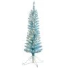 Haute Decor 4ft Pre-Lit Flocked Fir Artificial Christmas Tree Cotton Candy Blue - Haute Décor -Northlight Christmas Store GUEST 710db8ba 3610 4ac5 9fb1 493bd721f3cf