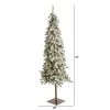 6ft Nearly Natural Pre-Lit Flocked Alpine Artificial Christmas Tree Clear Lights -Northlight Christmas Store GUEST 718ed122 cd5a 477e 9004 7bc03da49f7c