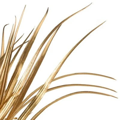 Northlight 19" Gold Glittered Artificial Grass Christmas Pick 4 Northlight 19" Gold Glittered Artificial Grass Christmas Pick - Image 2