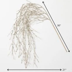 Sullivans Hanging Twig Artificial Stem 30"H Gold
