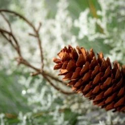 6'L Sullivans Mixed Cedar & Pine Garland, Green Christmas Garland