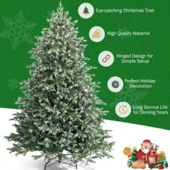 Costway 7ft Artificial Christmas Spruce Hinged Tree w/ 1260 Mixed PE & PVC Tips 17 Costway 7ft Artificial Christmas Spruce Hinged Tree w/ 1260 Mixed PE & PVC Tips -Northlight Christmas Store GUEST 7383b6e1 6b5e 4b10 b1d9 182892335be5