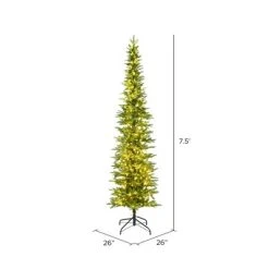 Vickerman Compton Pole Pine Artificial Christmas Tree