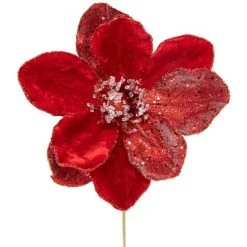 Northlight 18" Red Magnolia Glittered Christmas Stem Spray 7 Northlight 18" Red Magnolia Glittered Christmas Stem Spray -Northlight Christmas Store GUEST 757049a5 7773 4f41 898f e7b61d100a59