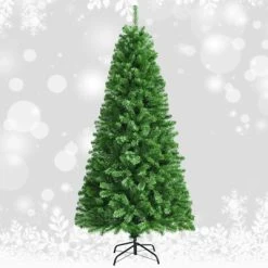 Tangkula Pre-lit Artificial Christmas Tree, Multi-Colored Fiber Optic Spruce Tree Artificial Xmas Tree -Northlight Christmas Store GUEST 7592b928 efb2 47ce a01f 65883000c0d6