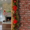National Tree Company 9 ft. Hydrangea Garland with Battery Operated Warm White LED Lights 2 National Tree Company 9 ft. Hydrangea Garland with Battery Operated Warm White LED Lights -Northlight Christmas Store GUEST 766c9dd3 e6a4 4d31 b891 6ae249d421be