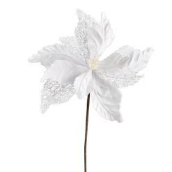 Vickerman 12" Velvet Poinsettia Mesh Aritificial Christmas Spray -Northlight Christmas Store GUEST 76e562be 217c 402f 9fa0 91a8656c51ed