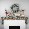 Northlight 6.75’ Unlit Flocked Pinecone Angel Pine Artificial Christmas Swag -Northlight Christmas Store GUEST 77774cd1 d40b 4056 854c 4197e2fa93c9