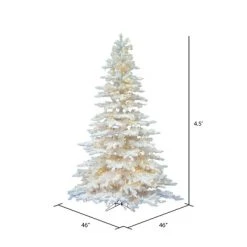 Vickerman Flocked White Spruce Artificial Christmas Tree -Northlight Christmas Store GUEST 77cc0a59 6dc8 4de9 9f09 de7fdf75b1d5