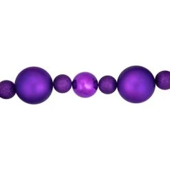 Northlight 6' Purple Shatterproof Ball 3-Finish Christmas Garland 8 Northlight 6' Purple Shatterproof Ball 3-Finish Christmas Garland -Northlight Christmas Store GUEST 78e48042 cb55 4eff ae26 f850ebba62af