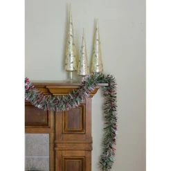 Northlight 12' x 4" Unlit Green/Red Wide Cut Metallic Silver Tinsel Christmas Garland 6 Northlight 12' x 4" Unlit Green/Red Wide Cut Metallic Silver Tinsel Christmas Garland -Northlight Christmas Store GUEST 7945d3b6 b4e3 47fe 95a0 99b717d04f3c