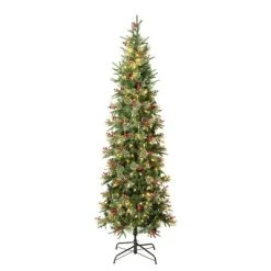 National Tree Company First Traditions Pre-Lit LED Slim Virginia Pine Artificial Christmas Tree Warm White Lights -Northlight Christmas Store GUEST 79a81df6 7d1a 4fdb 8796 9011b9b4a6f0