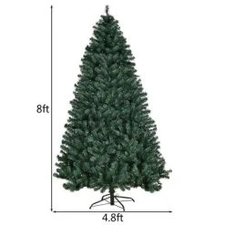 Tangkula 8'Pre-Lit Artificial Christmas Tree w/ 1438 PVC Hinged Tips and 430 LED Lights 13 Tangkula 8'Pre-Lit Artificial Christmas Tree w/ 1438 PVC Hinged Tips and 430 LED Lights -Northlight Christmas Store GUEST 7b3609ad 8569 479a 81c2 255589815e64