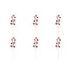 Vickerman Red/White Candy Cane Swirl Artificial Christmas Spray. Includes 6 sprays per pack. -Northlight Christmas Store GUEST 7bd58ca3 5840 4f2e b62c 4f8227648ddb