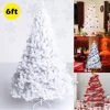 Costway 5Ft/6Ft/7Ft/8Ft Artificial PVC Christmas Tree W/Stand Holiday Season Indoor Outdoor White -Northlight Christmas Store GUEST 7bfecb69 9c88 40b8 a172 11eb3ae3fccc