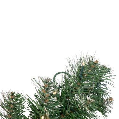 Northlight 6' x 9" Pre-Lit Decorated Frosted Pine and Pine Cone Artificial Christmas Garland 4 Northlight 6' x 9" Pre-Lit Decorated Frosted Pine and Pine Cone Artificial Christmas Garland - Image 2