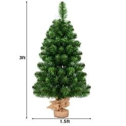 Costway 3Ft Artificial PVC Christmas Tree Tabletop Season Decoration -Northlight Christmas Store GUEST 7cec9a20 651c 4f55 9655 a562d556856d