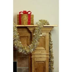 Northlight 12' x 4" Unlit Red/Silver Wide Cut Tinsel Christmas Garland -Northlight Christmas Store GUEST 7d20d7f9 8f28 4b39 b753 97582b0d7cc7