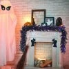 Costway 9ft Pre-lit Christmas Halloween Garland Black w/ 50 Purple LED Lights -Northlight Christmas Store GUEST 7f1f02f4 7392 430a 818c be1bcef9c0d8