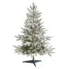 Nearly Natural 3’ Flocked Manchester Spruce Prelit LED Artificial Christmas Tree -Northlight Christmas Store GUEST 7f420f84 6285 4c2a 9bc3 d7ae3a31598a