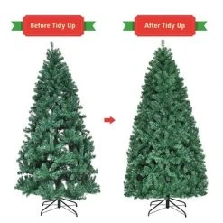 Costway 7Ft/7.5Ft/8Ft Pre-Lit PVC Christmas Tree Hinged 300/400/430 Lights -Northlight Christmas Store GUEST 7fcba481 a4b7 4a77 9cc2 5a33c17c47b6