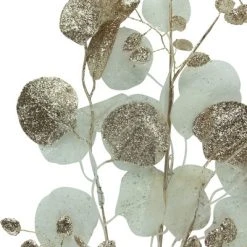 Northlight 32" Glittery Gold and White Leaves Artificial Christmas Spray -Northlight Christmas Store GUEST 802818cb c245 465b 8631 96bf8872bfdb