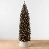 Best Choice Products Pre-Lit Black Artificial Christmas Tree, Holiday Pencil Tree w/ Metal Base -Northlight Christmas Store GUEST 806b0019 8bd2 434c a58a 940eeefb99b6