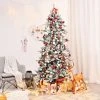 Tangkula 7ft Snow Flocked Fir Artificial Christmas Tree Hinged Decoration Pine Tree 1 Tangkula 7ft Snow Flocked Fir Artificial Christmas Tree Hinged Decoration Pine Tree -Northlight Christmas Store GUEST 81f7c61d 95b9 48c6 adbd 9c0dd4fcec88