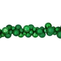 Northlight 6' Green 3-Finish Shatterproof Ball Christmas Garland -Northlight Christmas Store GUEST 827483a7 b7a6 4289 82dc 9ed766ddd3a0
