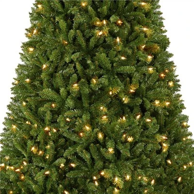 Yaheetech Pre-lit Ultra-Thick Artificial Christmas Tree Hinged Spruce Holiday Decoration, Green 7 Yaheetech Pre-lit Ultra-Thick Artificial Christmas Tree Hinged Spruce Holiday Decoration, Green - Image 5
