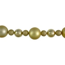 Northlight 6’ Vegas Gold 3-Finish Shatterproof Ball Christmas Garland 5 Northlight 6’ Vegas Gold 3-Finish Shatterproof Ball Christmas Garland -Northlight Christmas Store GUEST 8484dec6 3a6d 4a70 8a71 79923308d99a