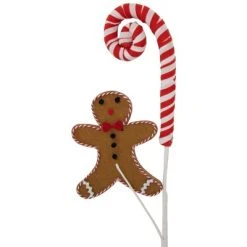 Northlight 28" Gingerbread and Candy Cane Swirls Christmas Spray -Northlight Christmas Store GUEST 849cb0c9 22ad 4ff9 a870 26d850284069