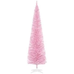 HOMCOM 82.75" Slim Noble Fir Unlit Artificial Christmas Tree with Realistic Branches and 499 Tips -Northlight Christmas Store GUEST 84c2d0d8 fedd 422c 993d 79091f284ca1