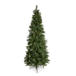 Home Heritage Cashmere Quick Set 12 Foot Artificial Holiday Tree Prelit with 800 White & Color LED Lights, 2903 PVC Foliage Tips, and Metal Stand -Northlight Christmas Store GUEST 8577ea46 933d 45af 8f75 2f9eba1b3214