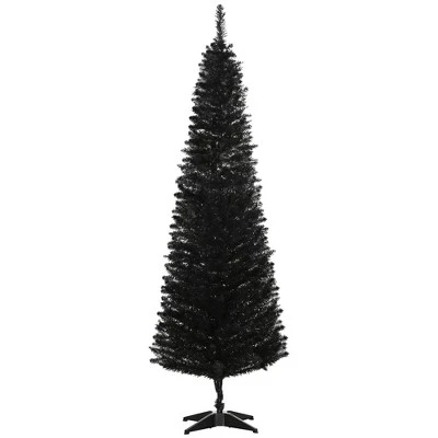 HOMCOM 70.75" Artificial Christmas Pencil Tree Holiday Xmas Tree Home Indoor Decoration 5 HOMCOM 70.75" Artificial Christmas Pencil Tree Holiday Xmas Tree Home Indoor Decoration - Image 3