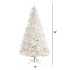 Nearly Natural 9-ft White Artificial Christmas Tree with 1860 Bendable Branches and 650 LED Lights