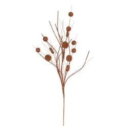Vickerman 33" Ball and Coin Glitter Twig Spray -Northlight Christmas Store GUEST 8609a4ac 0d43 4a0c bae2 d847df40e546
