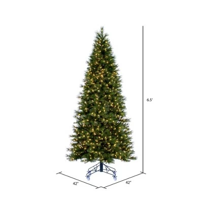 Vickerman Artificial Jackson Pine Christmas Tree 4 Vickerman Artificial Jackson Pine Christmas Tree - Image 2
