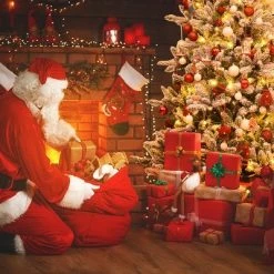 Tangkula 7ft Snow Flocked Fir Artificial Christmas Tree Hinged Decoration Pine Tree -Northlight Christmas Store GUEST 862122ca 73e4 4fc4 bb1e 93b7a9f441c3