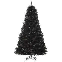 HOMCOM Artificial Christmas Tree Unlit Douglas Fir with Realistic Branches and Tips, Black Halloween Style -Northlight Christmas Store GUEST 86306e88 843a 402a 8609 2ec0545286a4