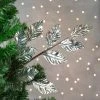 Northlight 25" Glittered Platinum Leaves Christmas Spray 2 Northlight 25" Glittered Platinum Leaves Christmas Spray -Northlight Christmas Store GUEST 873db970 0b4f 47d0 b5af dfd59c2e60a4