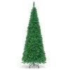 Tangkula 7.5ft Pencil Christmas Tree Pre-Lit Hinged Artificial Decoration w/ 350 Warm White Lights -Northlight Christmas Store GUEST 87647bd1 ecc6 4d6f 964b 00dc74242be8