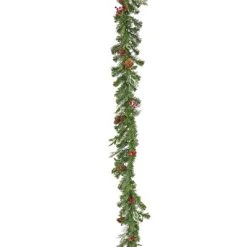 National Tree Company First Traditions Pre-Lit Christmas Evergeen Garland with Pinecones and Berries, Warm White LED Lights, Plug In, 6 ft 8 National Tree Company First Traditions Pre-Lit Christmas Evergeen Garland with Pinecones and Berries, Warm White LED Lights, Plug In, 6 ft -Northlight Christmas Store GUEST 879d1ab8 da96 4827 8b42 d4a5eb267fed