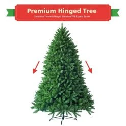 Costway 6ft Premium Hinged Artificial Christmas Fir Tree w/ 1250 Branch Tips -Northlight Christmas Store GUEST 88431313 1945 4ab6 94bd b041d93c5cc3