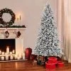 6.5ft Pre-Lit Flocked Bradford Fir Artificial Christmas Tree - Puleo -Northlight Christmas Store GUEST 884b7a2a 1ace 48be a9ec da0e96663adc